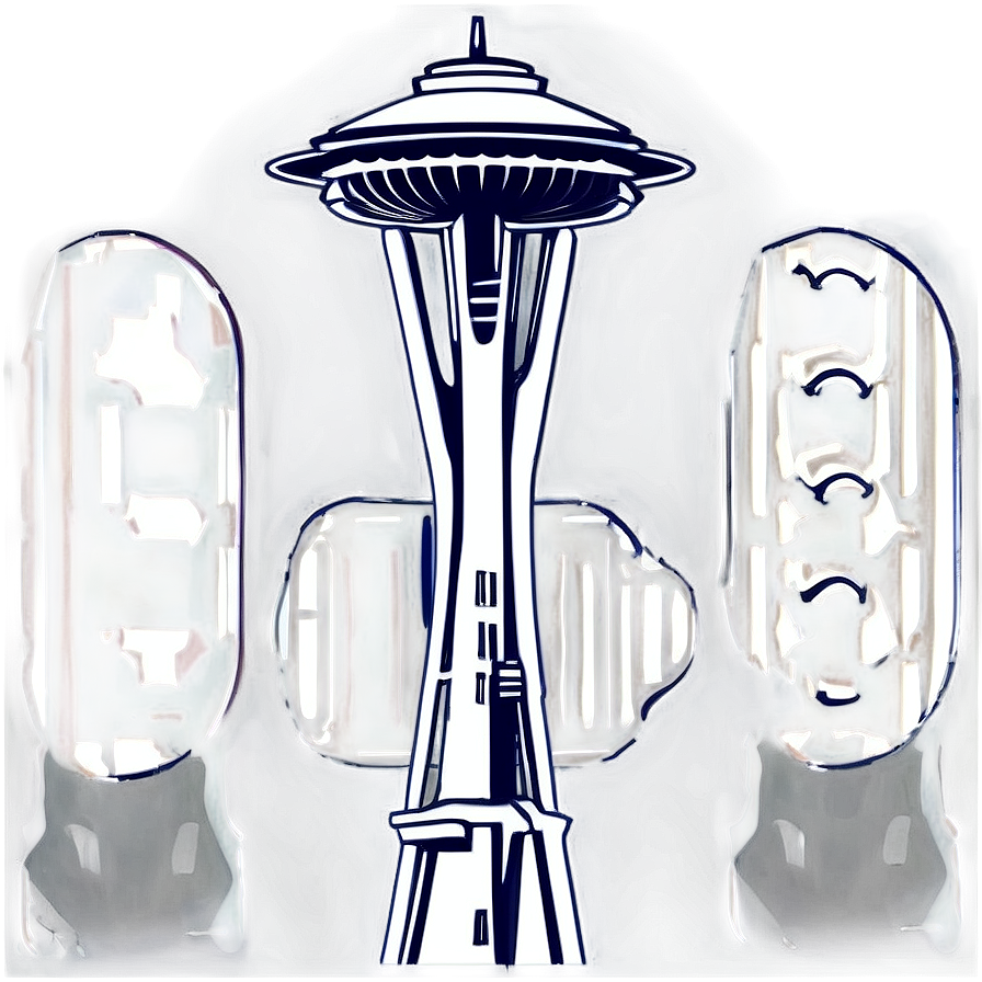 Seattle Cityscape Outline Png 36