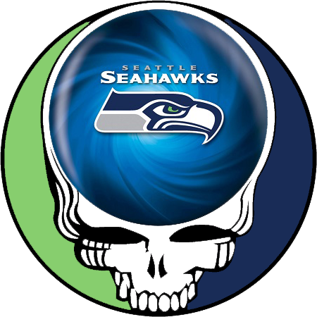 Seattle Seahawks Skull Logo Mashup