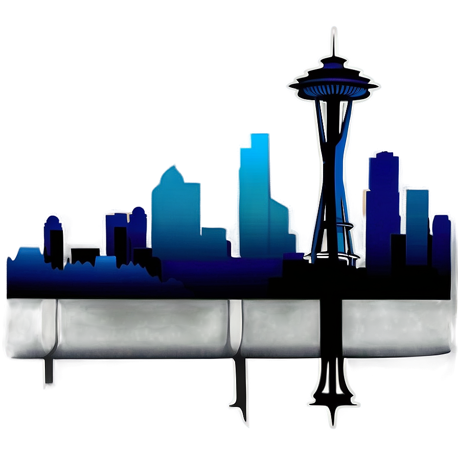 Seattle Skyline Silhouette Png 06252024