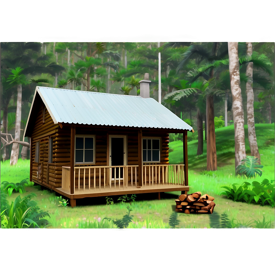 Secluded Cabin Getaway Png 38