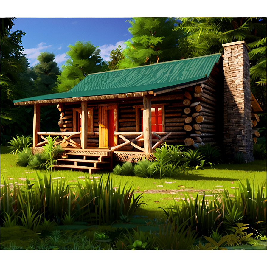 Secluded Log Cabin Hideaway Png 37