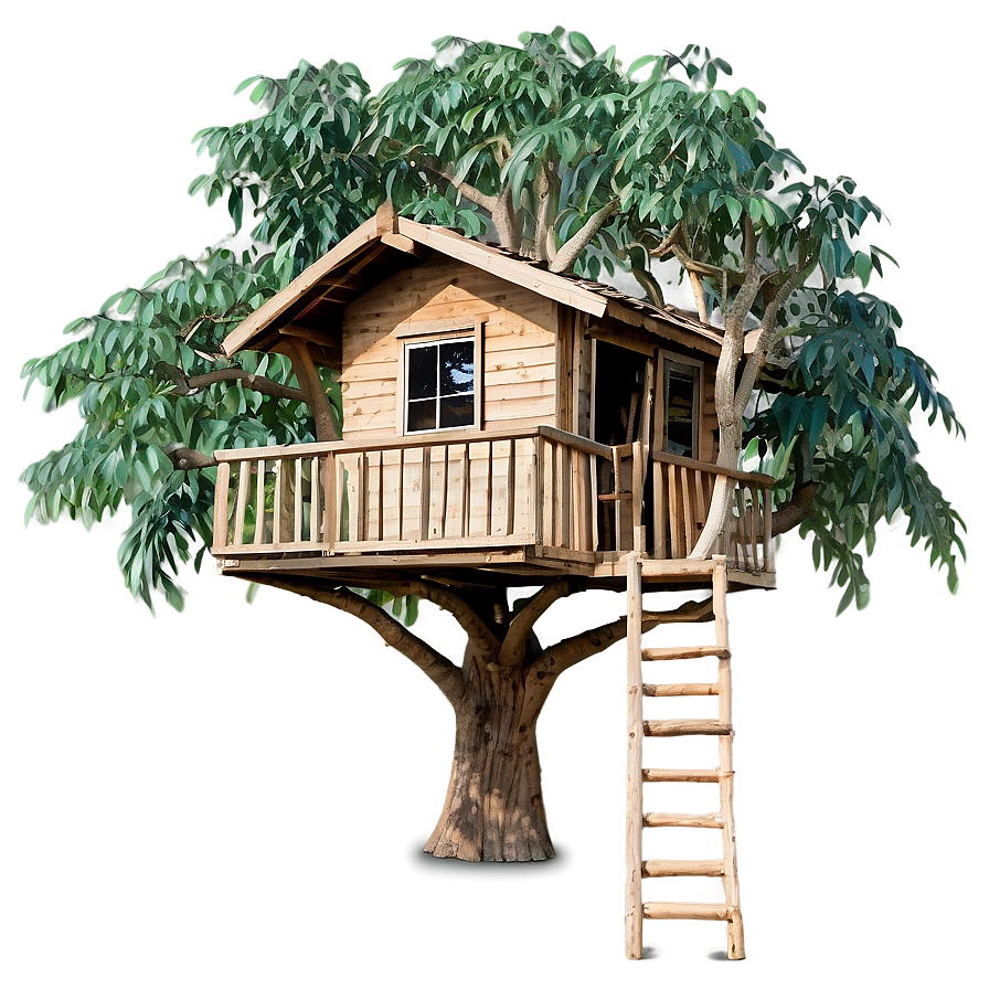 Secluded Tree House Png 06282024