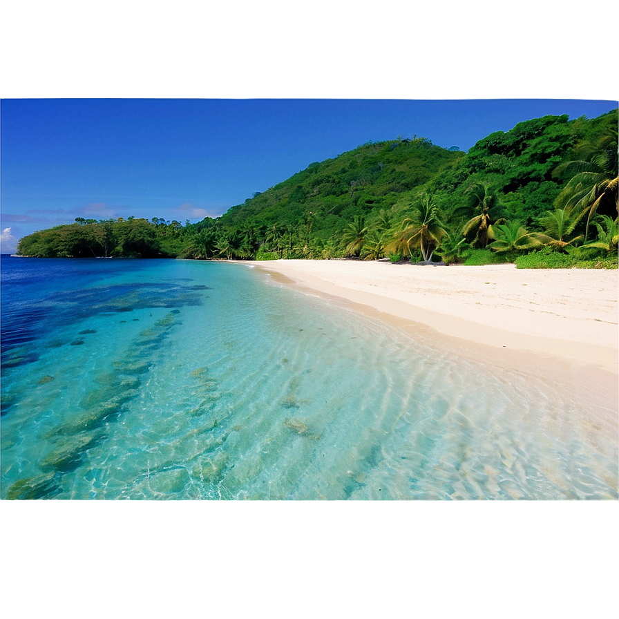 Secluded Tropical Cove Png 47