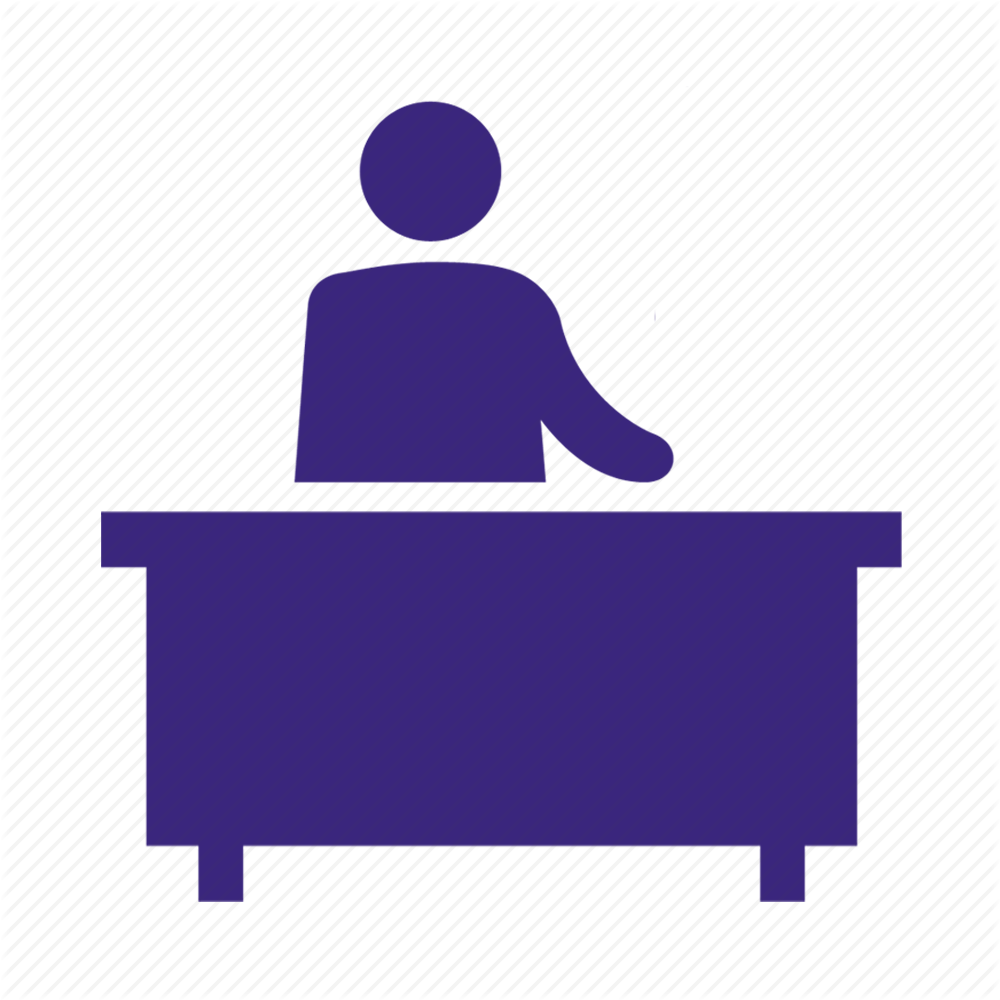 Secretary Silhouette Icon