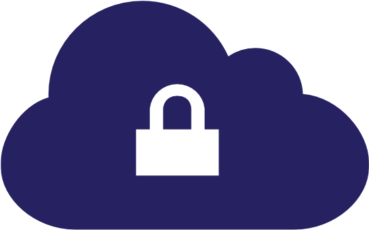 Secure Cloud Icon