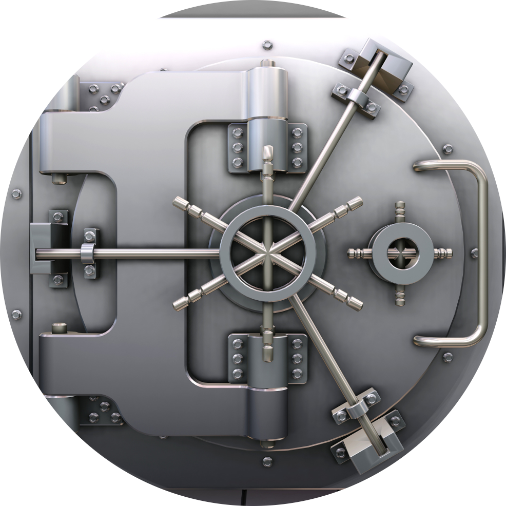 Secure Vault Door Image