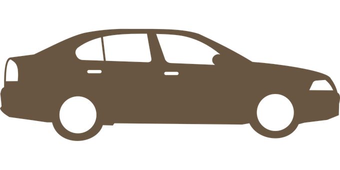 Sedan Silhouette Graphic