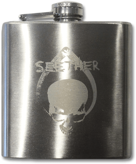 Seether Branded Stainless Steel Flask