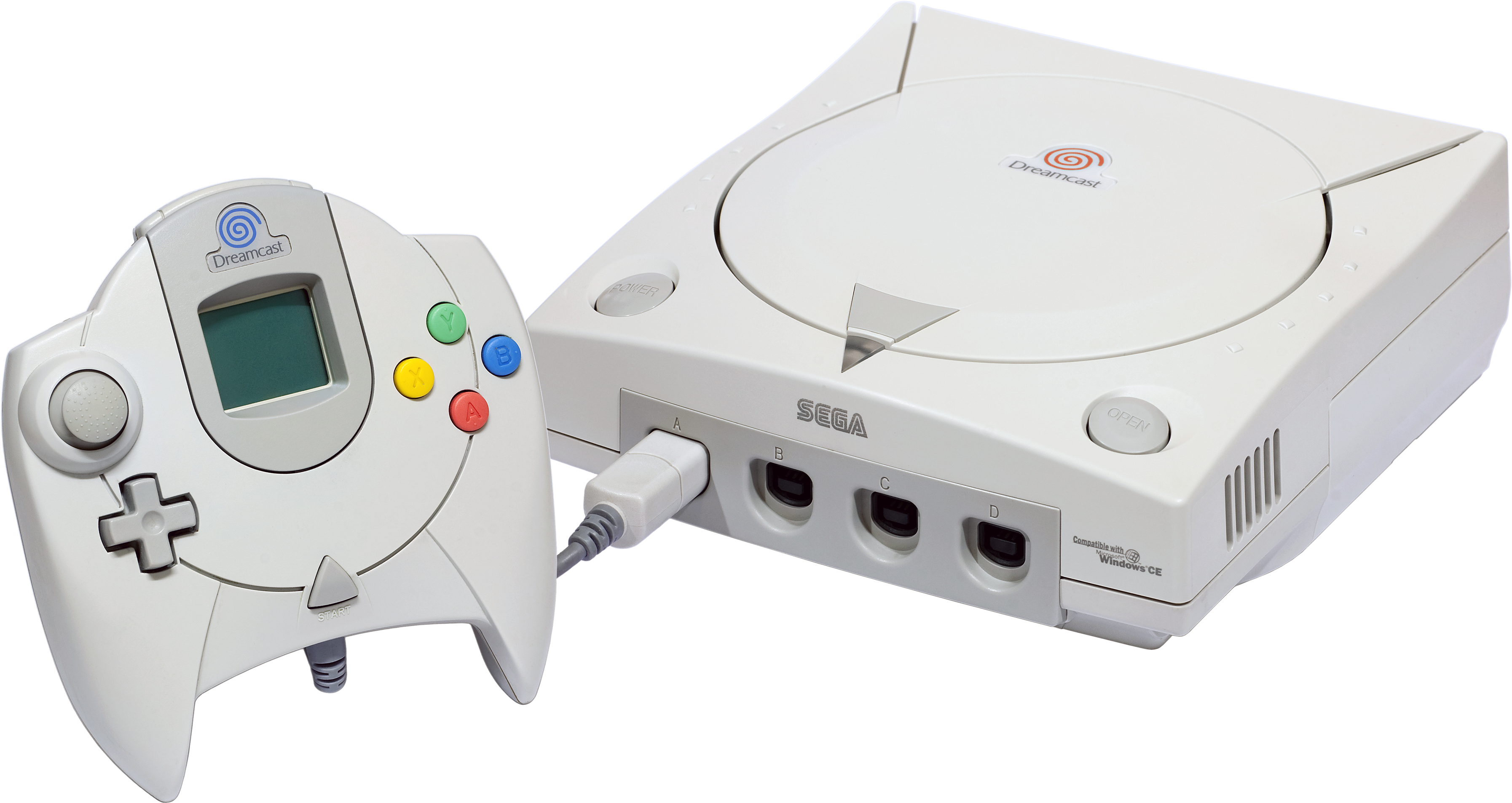 Sega Dreamcast Consoleand Controller