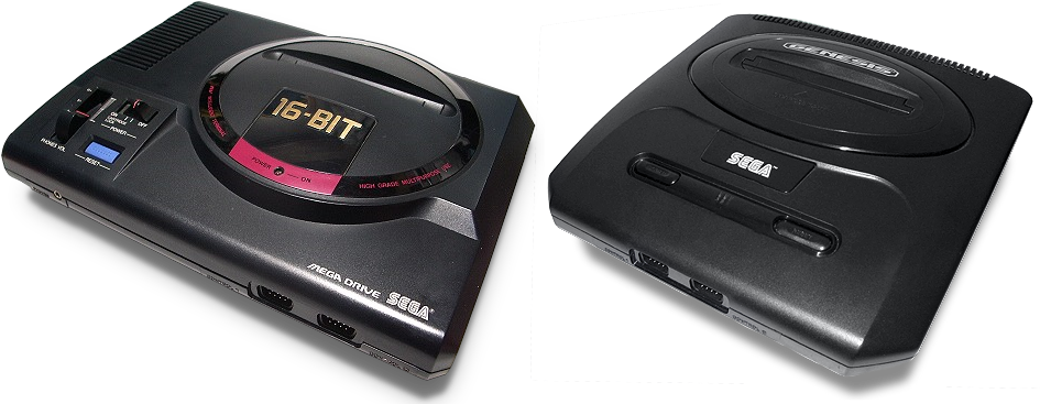 Sega Genesisand Mega Drive Consoles