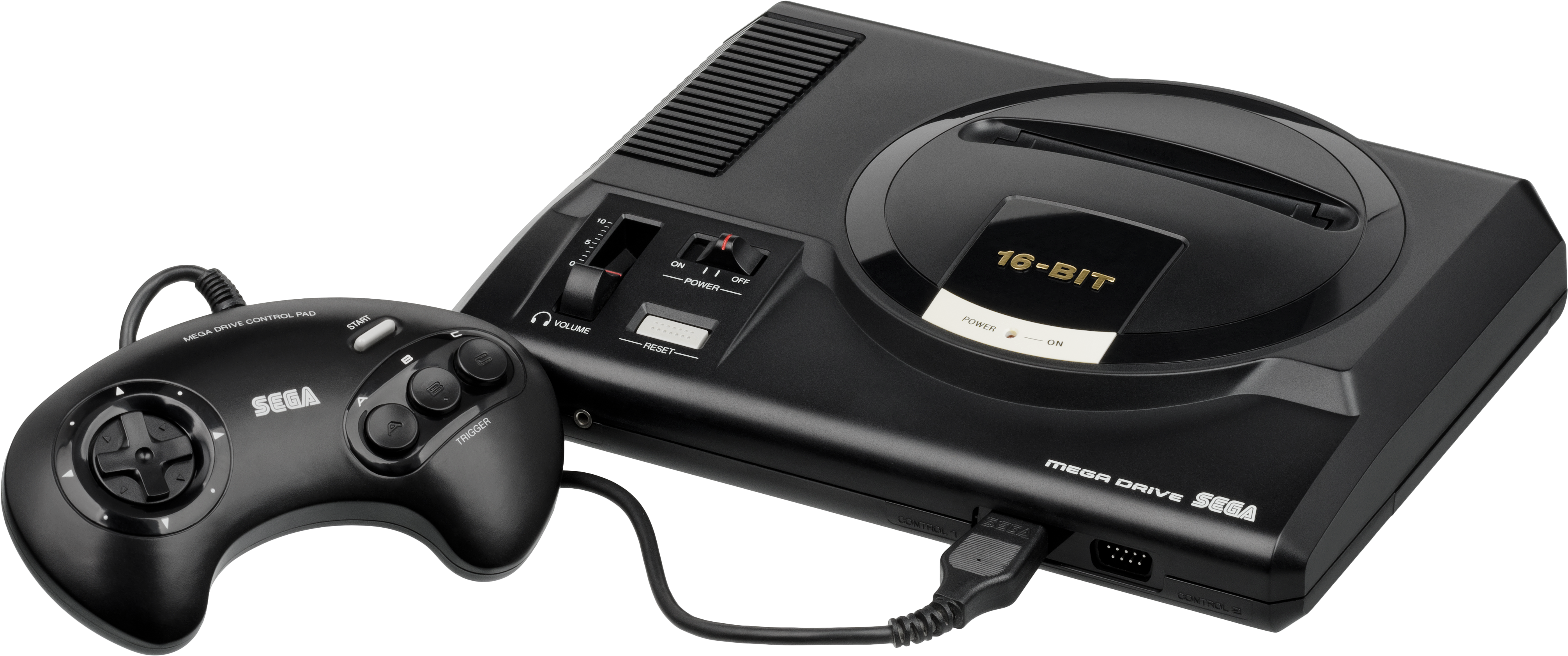 Sega Mega Drive Consoleand Controller