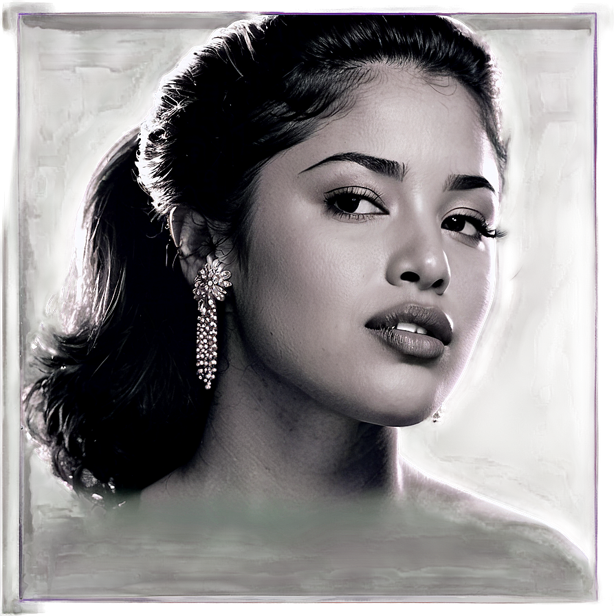 Selena Quintanilla Black And White Memory Png 52