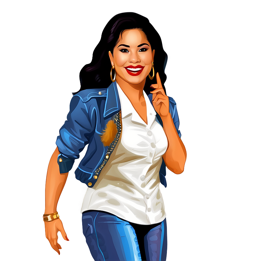 Selena Quintanilla Fan Art Illustration Png Bly54