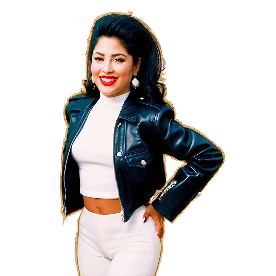 Selena Quintanilla Iconic Fashion Moment Png Rqd84