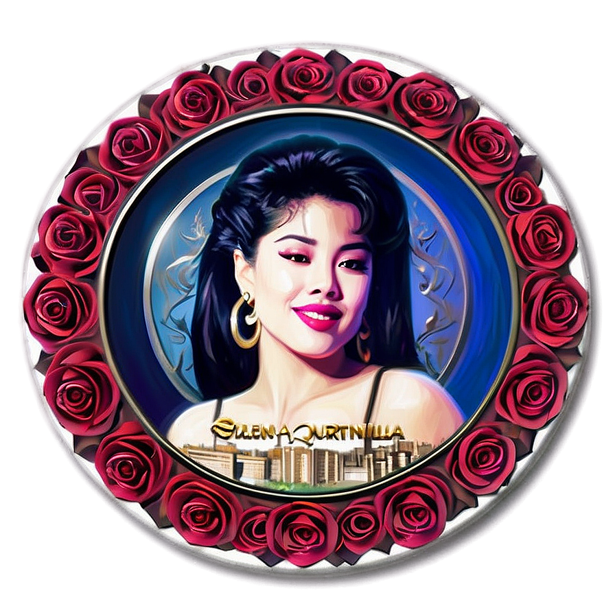 Selena Quintanilla Rose Emblem Design Png Jht