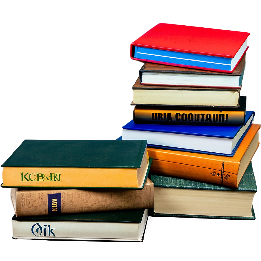 Self-help Books Stack Png Hnx