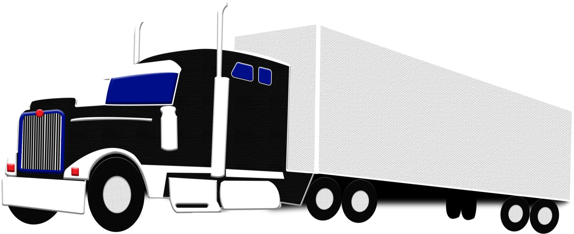 Semi Truck Vector Illustration