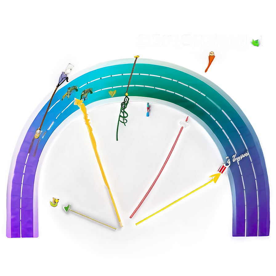 Semicircle Spectrum Graphic Png Qya79