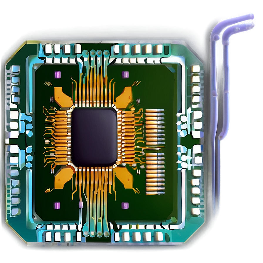 Semiconductor Microchip Vector Png Rqr