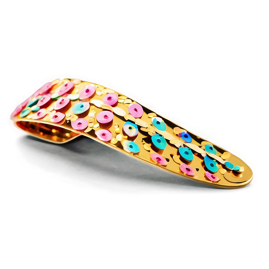 Sequin Hair Clip Png 06132024