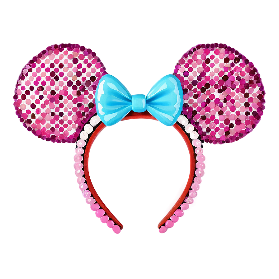 Sequin Mouse Ears Png 06292024