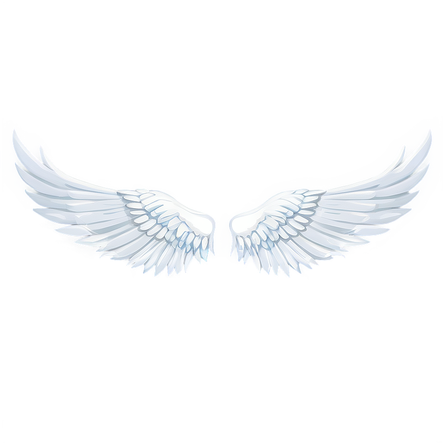 Seraphic White Wings Drawing Png Eyv