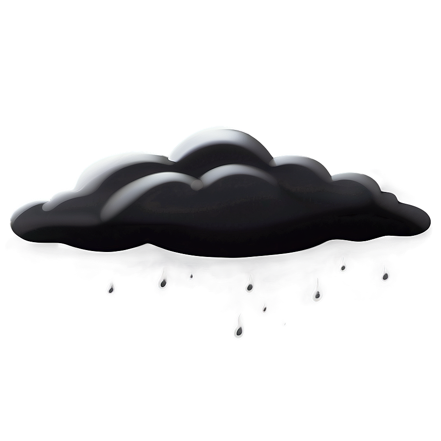 Serene Black Clouds Png 77