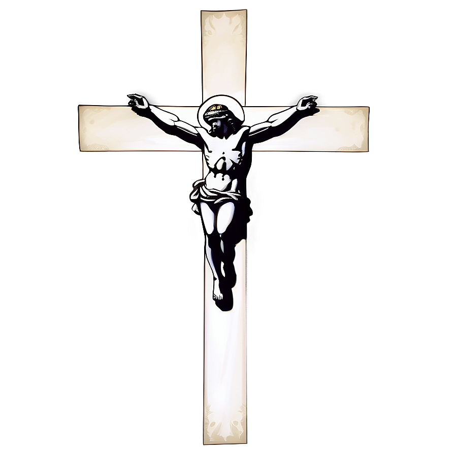 Serene Catholic Cross Scene Png Imq93