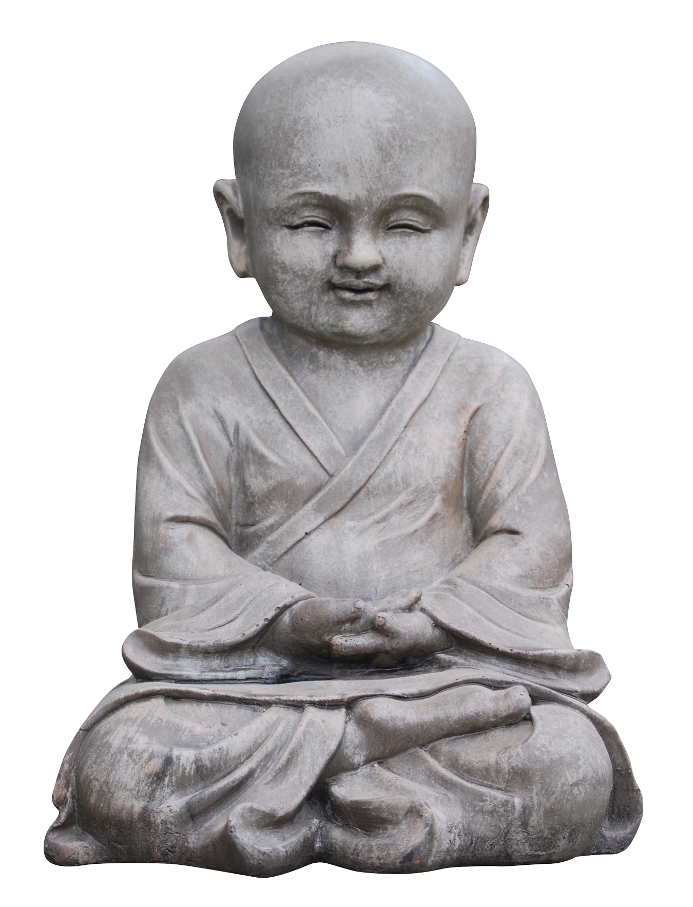 Serene Child Monk Statue