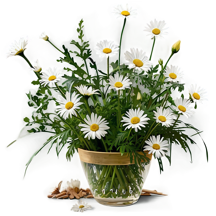 Serene Daisies Landscape Png 63