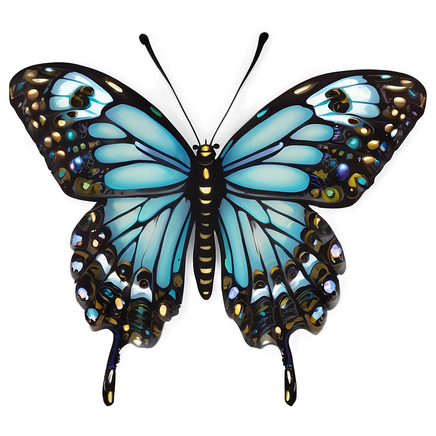 Serene Glow Butterfly Png Gob64