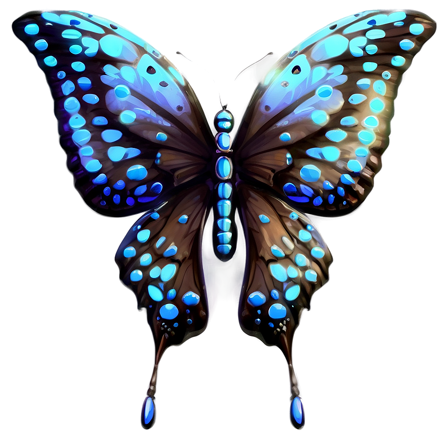 Serene Glow Butterfly Png Hic77