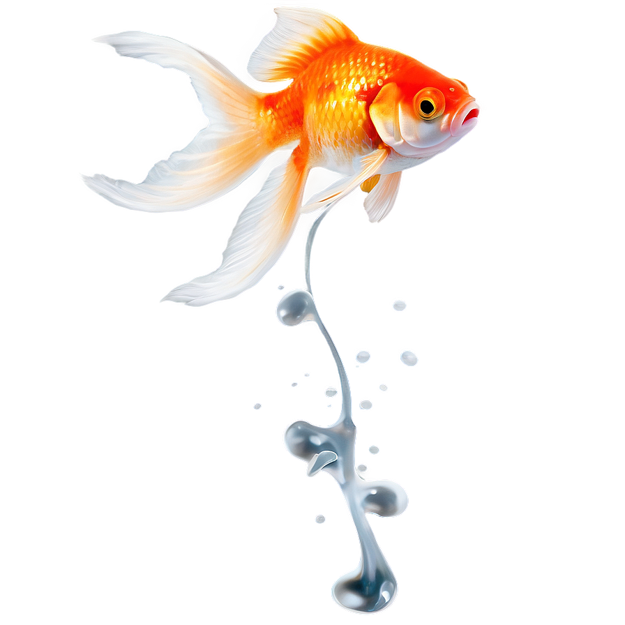 Serene Goldfish Png 06202024