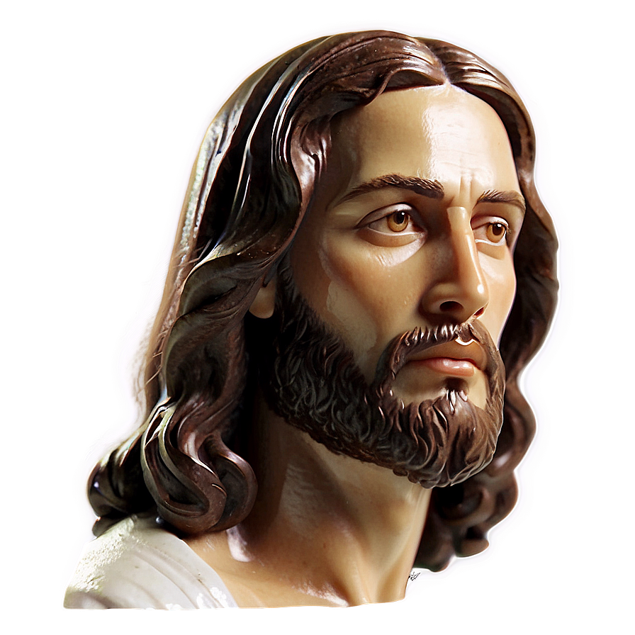 Serene Jesus Face Png Qdy