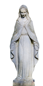 Serene Mary Statue