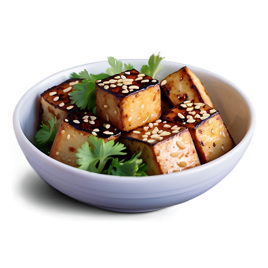 Sesame Ginger Tofu Png Hnq