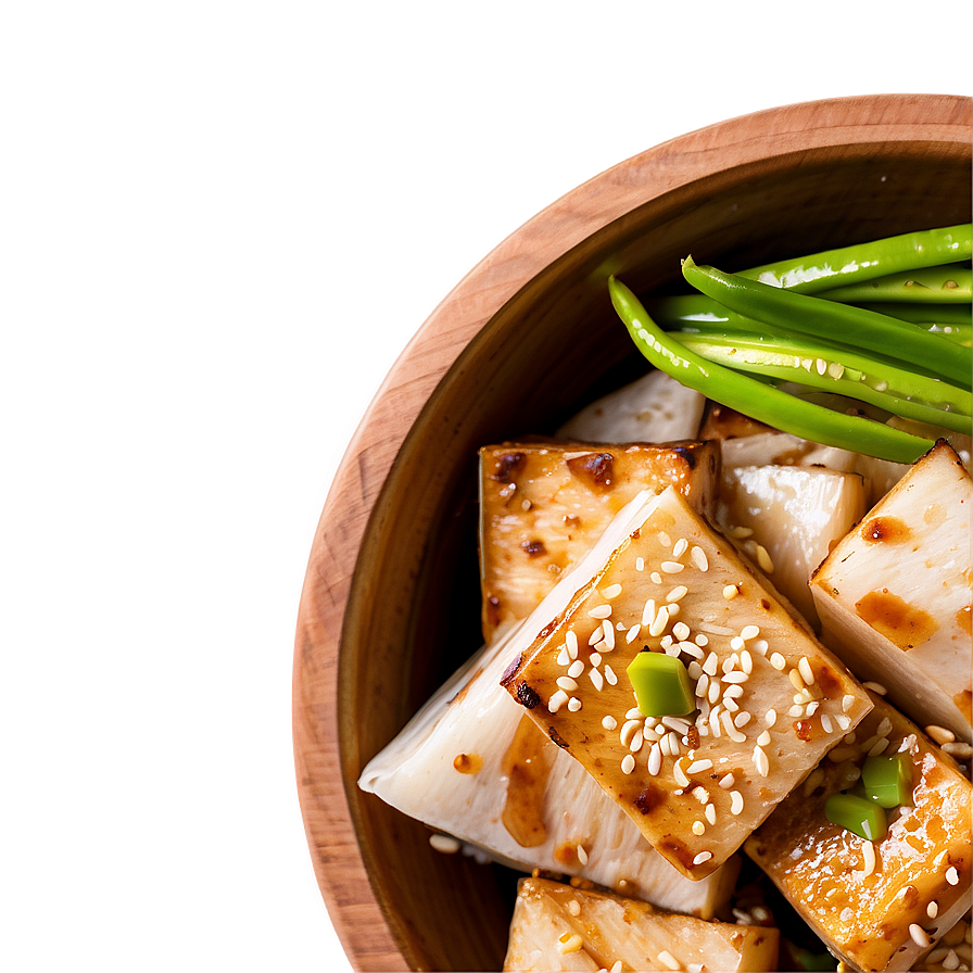 Sesame Ginger Tofu Png Qpy84