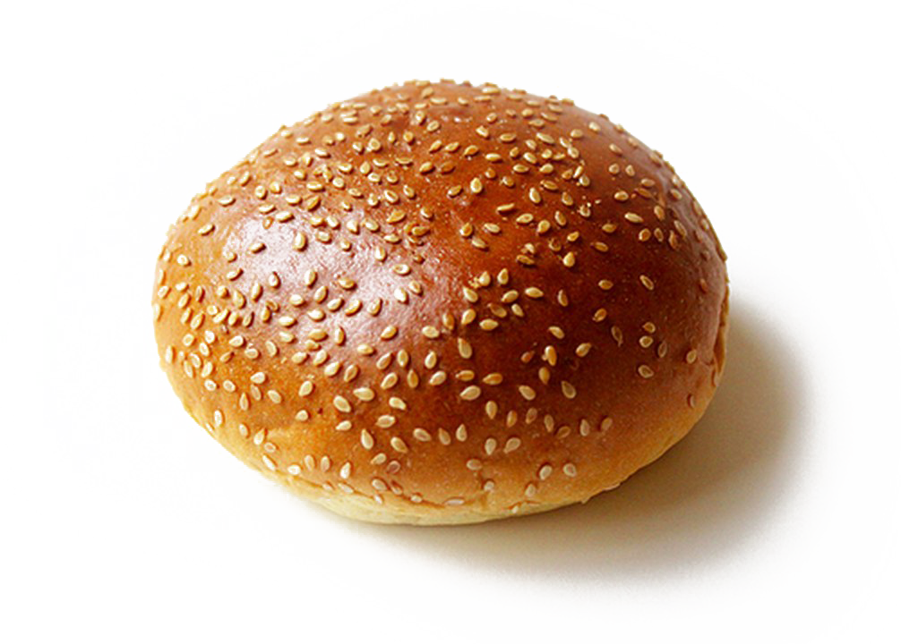 Sesame Seed Bun Top View