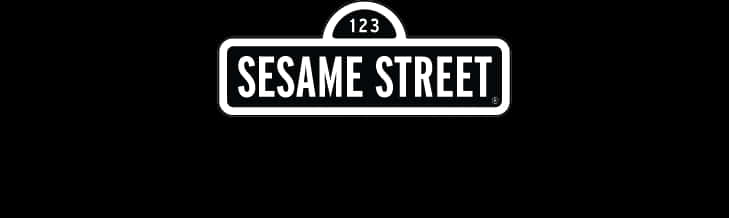 Sesame Street Logo Black Background