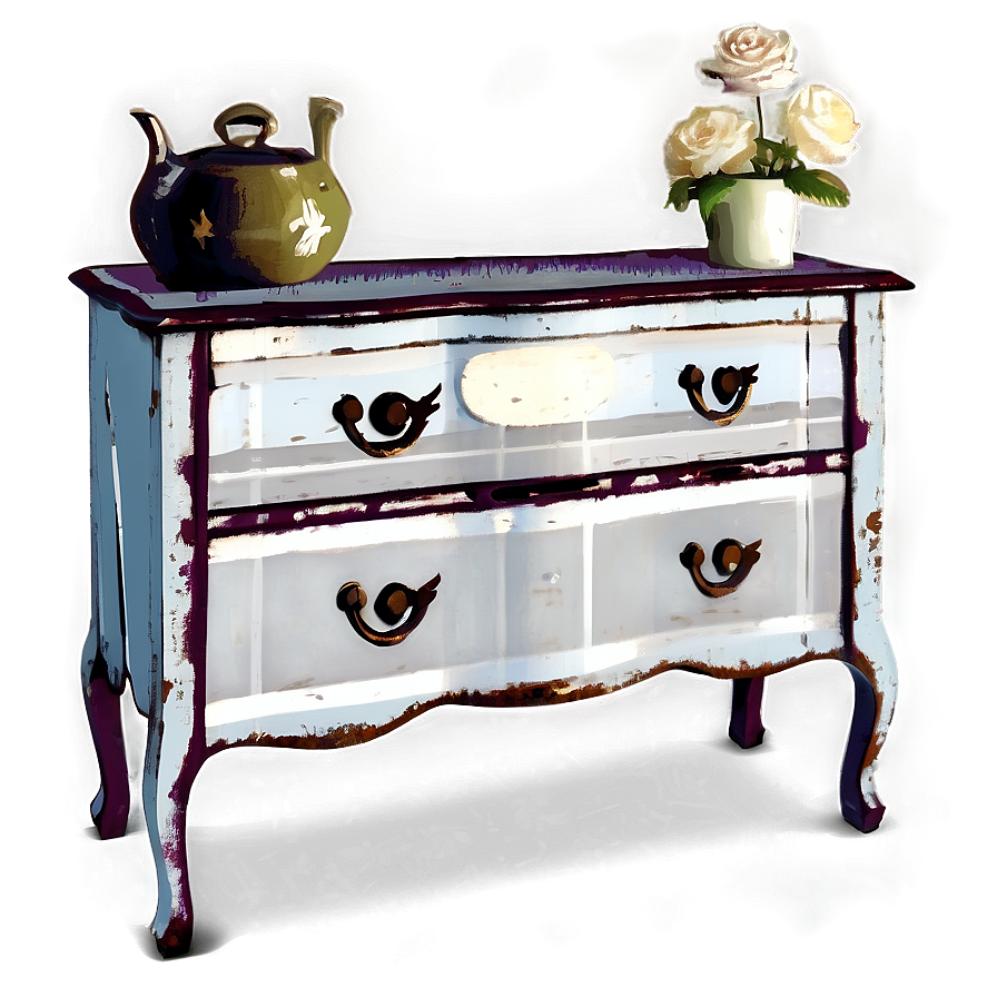 Shabby Chic Cabinet Png Ank