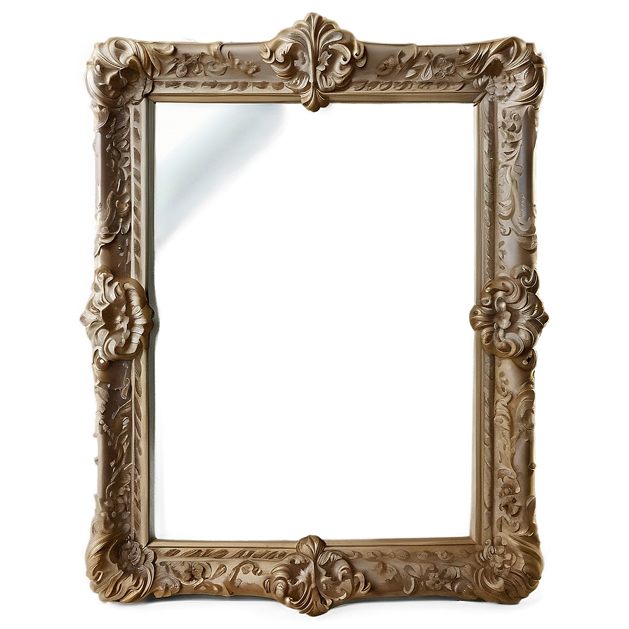 Shabby Chic Mirror Frame Png Bae84