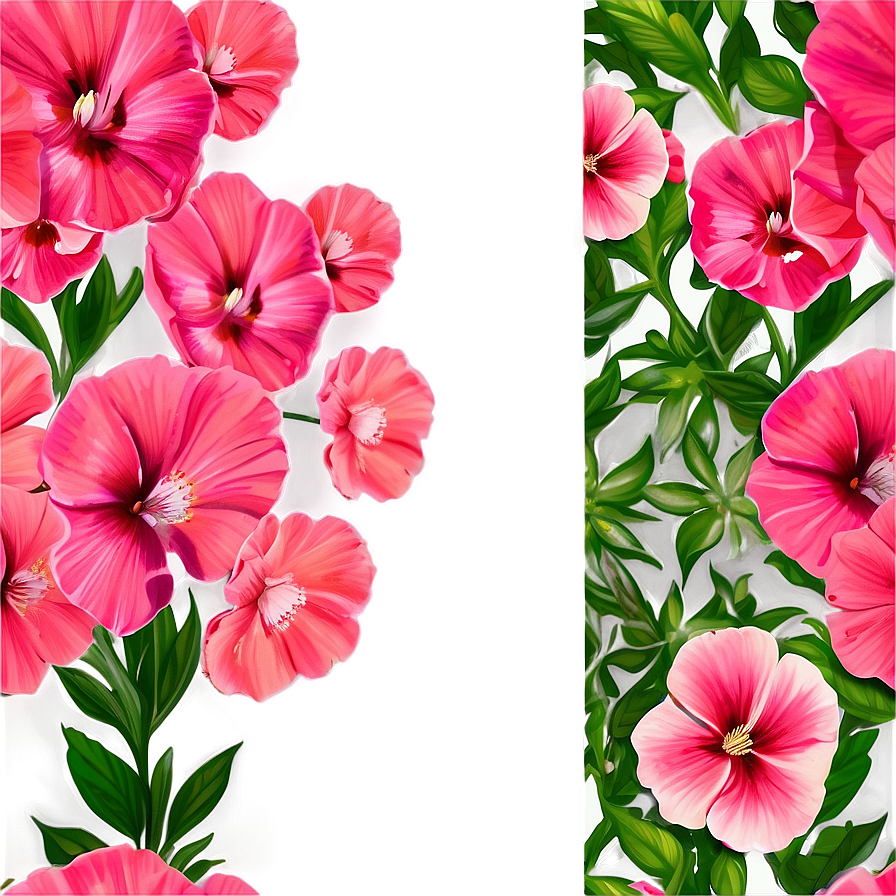 Shaded Pink Flowers Png 05242024