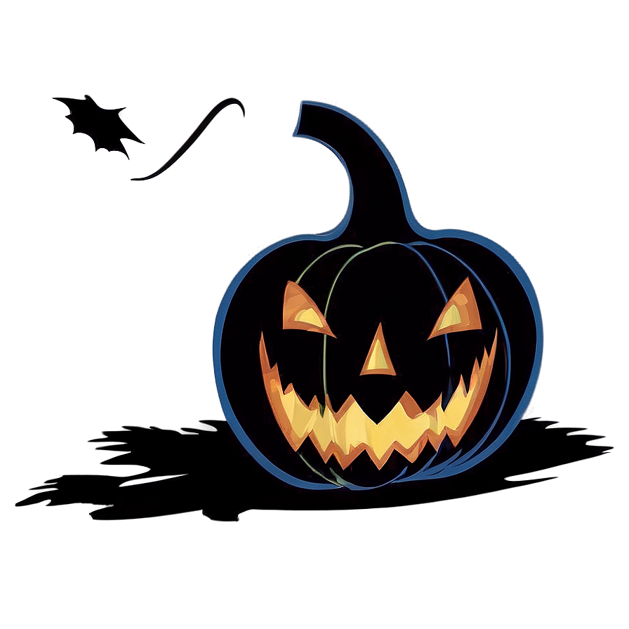 Shadow Pumpkin Silhouette Png 06292024