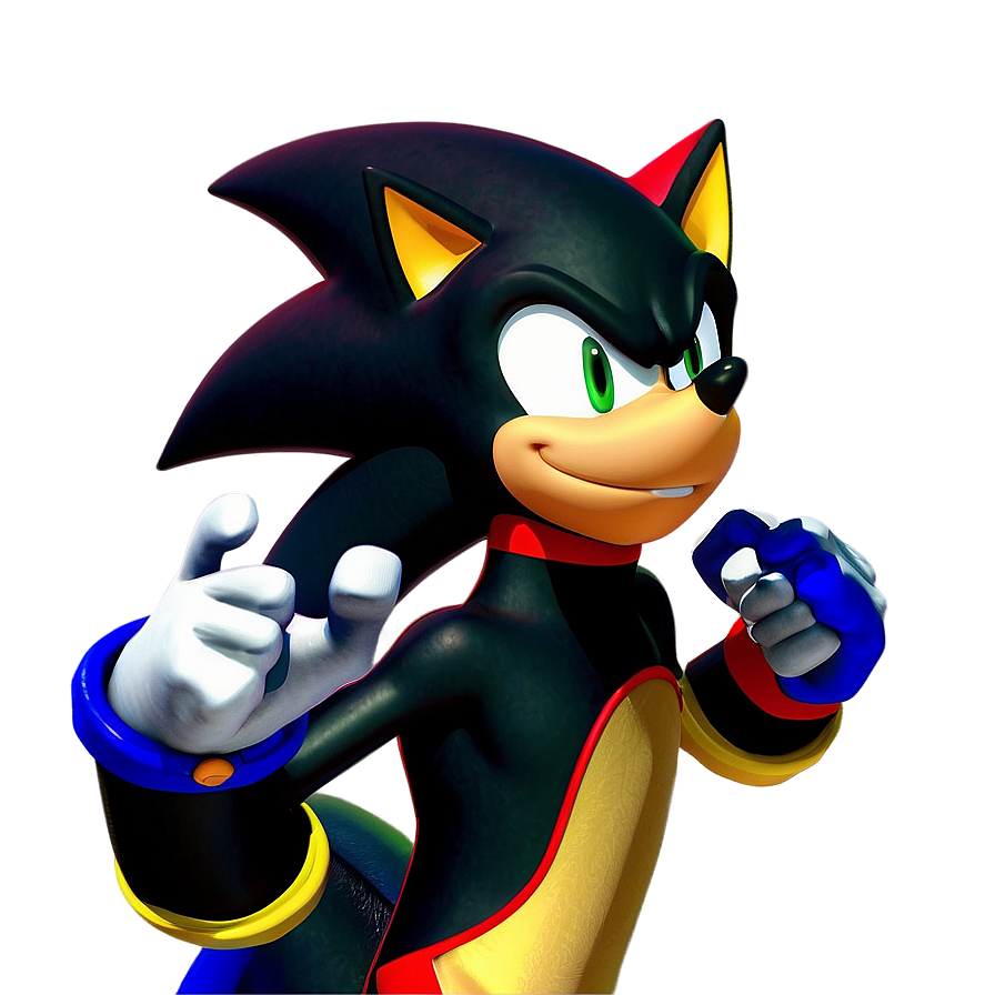 Shadow The Hedgehog Classic Pose Png 05232024