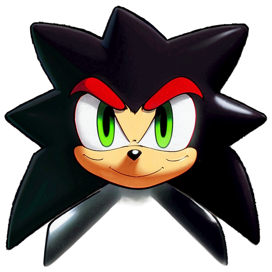 Shadow The Hedgehog Face Close-up Png 05232024