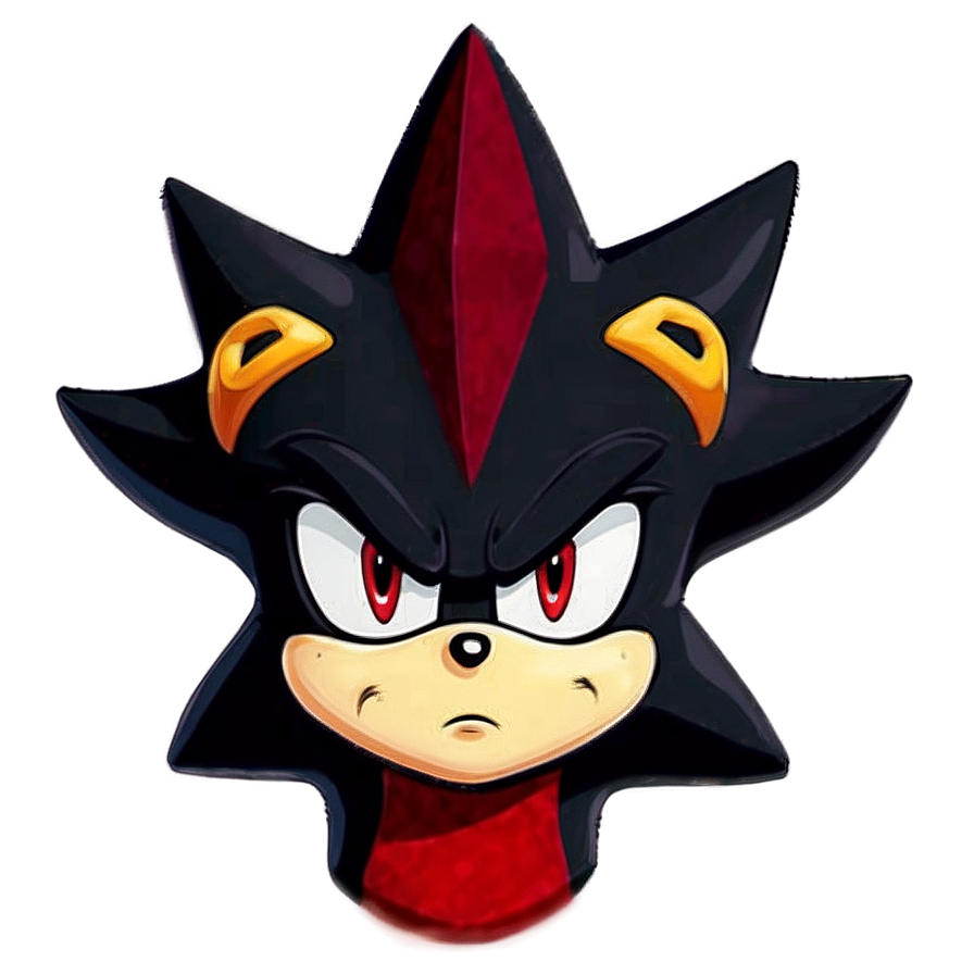 Shadow The Hedgehog Face Close-up Png 05232024