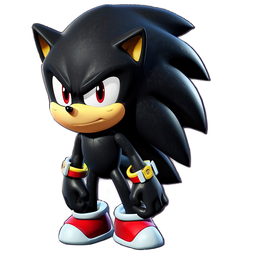 Shadow The Hedgehog Serious Look Png Ouv