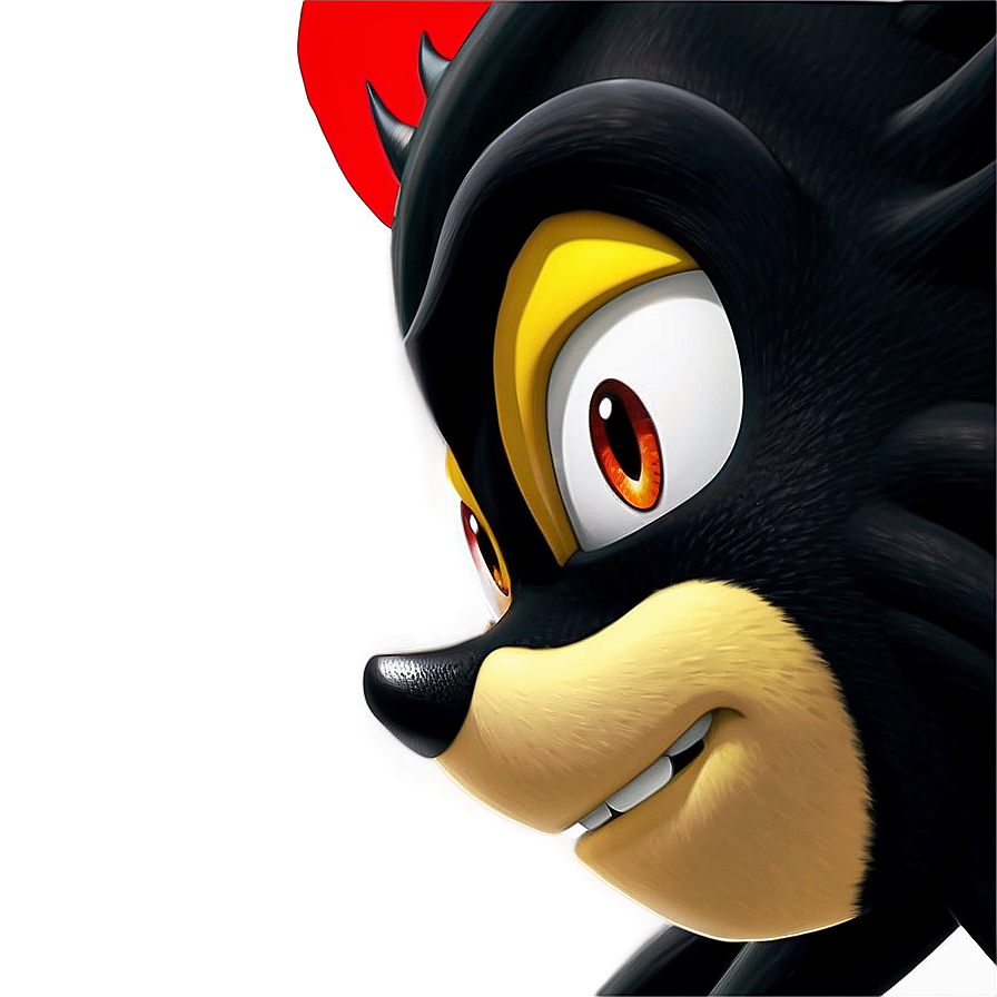 Shadow The Hedgehog Side Profile Png 17