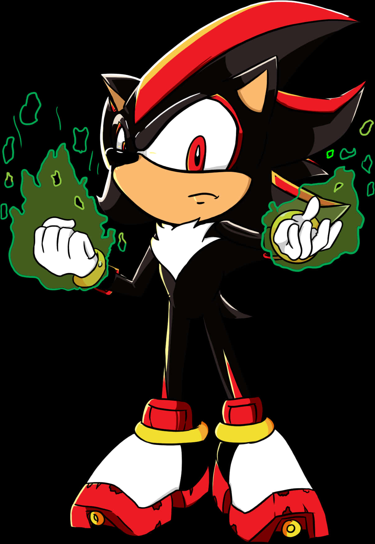 Shadow The Hedgehog Standing