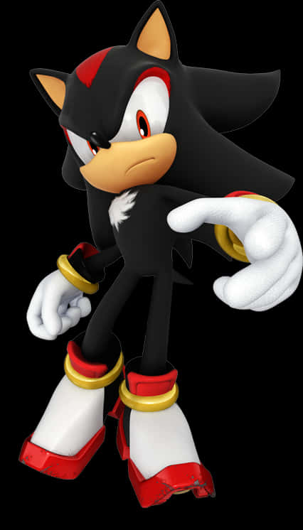 Shadow The Hedgehog Standing Pose